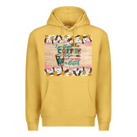 Antique Gold i pretend coffee helps but i'm still a bitch Premium Hoodie - Artiststas