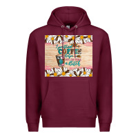 Burgundy i pretend coffee helps but i'm still a bitch Premium Hoodie - Artiststas