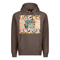 Coffee i pretend coffee helps but i'm still a bitch Premium Hoodie - Artiststas