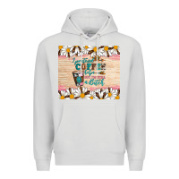 Dove Grey i pretend coffee helps but i'm still a bitch Premium Hoodie - Artiststas