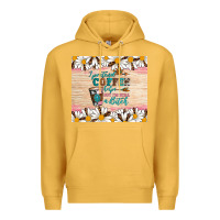 Mustard i pretend coffee helps but i'm still a bitch Premium Hoodie - Artiststas