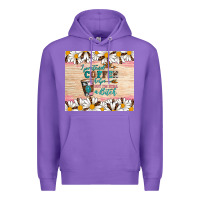 Purple i pretend coffee helps but i'm still a bitch Premium Hoodie - Artiststas