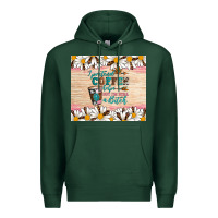 Sports Green i pretend coffee helps but i'm still a bitch Premium Hoodie - Artiststas