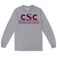 Heather Grey Chadron State College Long Sleeve Tee - linhVisuals