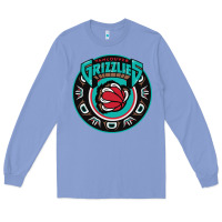 Colony Blue vancouver grizzlie retro Long Sleeve Tee - linhVisuals