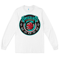 White vancouver grizzlie retro Long Sleeve Tee - linhVisuals