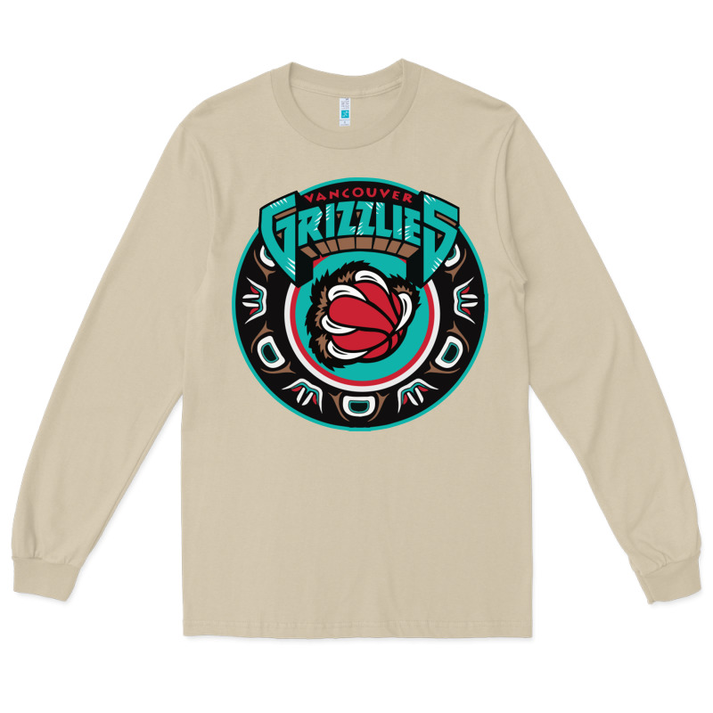 Vancouver Grizzlie Retro Long Sleeve Tee by linhVisuals | Teevron