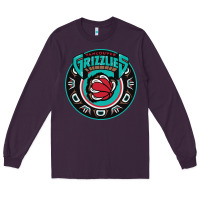Plum vancouver grizzlie retro Long Sleeve Tee - linhVisuals