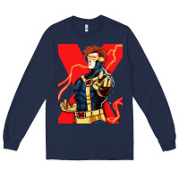 Navy cyclops 4 Long Sleeve Tee - linhVisuals