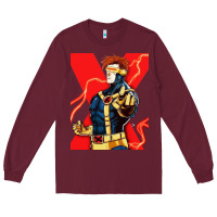 Burgundy cyclops 4 Long Sleeve Tee - linhVisuals