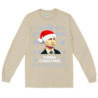 Mushroom vladimir putin merry christmas Long Sleeve Tee - linhVisuals