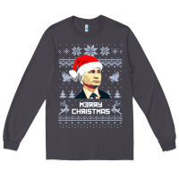 Smoke vladimir putin merry christmas Long Sleeve Tee - linhVisuals