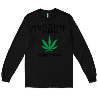 Black tegridy farms Long Sleeve Tee - linhVisuals