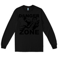 Black archer danger zone Long Sleeve Tee - linhVisuals