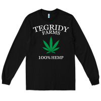 Black tegridy farms Long Sleeve Tee - linhVisuals