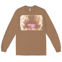 Toasted Coconut labradoodle t  shirtfunny labradoodle face mask funny dog mouth t  shi Long Sleeve Tee - linhVisuals
