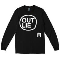 Black outlier Long Sleeve Tee - linhVisuals