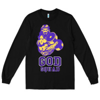 Black kelvins god squad strong Long Sleeve Tee - linhVisuals