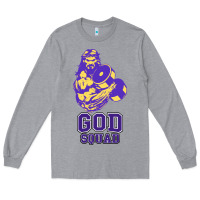 Heather Grey kelvins god squad strong Long Sleeve Tee - linhVisuals