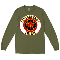Army Green letterkenny irish shoresy shamrock Long Sleeve Tee - linhVisuals