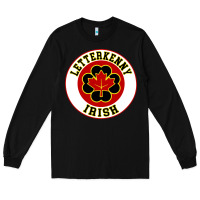 Black letterkenny irish shoresy shamrock Long Sleeve Tee - linhVisuals
