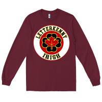 Burgundy letterkenny irish shoresy shamrock Long Sleeve Tee - linhVisuals