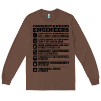 Chestnut understanding engineers funny Long Sleeve Tee - linhVisuals