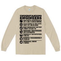 Mushroom understanding engineers funny Long Sleeve Tee - linhVisuals