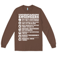Chestnut understanding engineers funny Long Sleeve Tee - linhVisuals