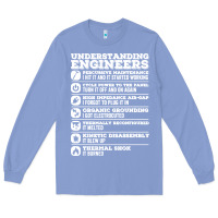 Colony Blue understanding engineers funny Long Sleeve Tee - linhVisuals