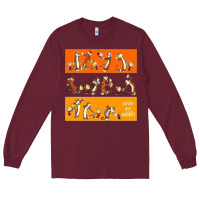 Burgundy calvin Long Sleeve Tee - linhVisuals