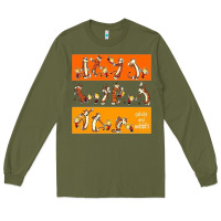 Army Green calvin Long Sleeve Tee - linhVisuals