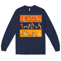 Navy calvin Long Sleeve Tee - linhVisuals