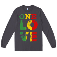 Smoke one love rasta reggae Long Sleeve Tee - linhVisuals