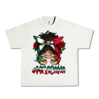 Pistachio mexicana messy bun mama Urban Heavy Tee - BundleAndBundleShop