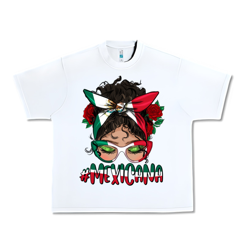 Mexicana Messy Bun Mama Urban Heavy Tee by BundleAndBundleShop | Teevron