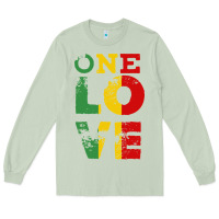 Matcha one love rasta reggae Long Sleeve Tee - linhVisuals