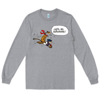 Heather Grey calvin Long Sleeve Tee - linhVisuals