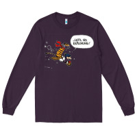 Plum calvin Long Sleeve Tee - linhVisuals