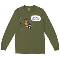 Army Green calvin Long Sleeve Tee - linhVisuals