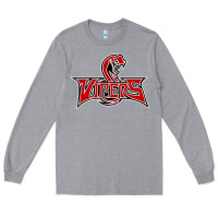 Heather Grey vipers sports Long Sleeve Tee - linhVisuals