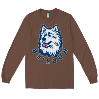 Chestnut HUSKIES Long Sleeve Tee - linhVisuals