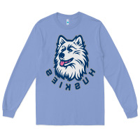 Colony Blue HUSKIES Long Sleeve Tee - linhVisuals
