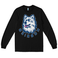 Black HUSKIES Long Sleeve Tee - linhVisuals