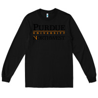 Black purdue university northwest Long Sleeve Tee - linhVisuals