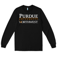 Black purdue university northwest Long Sleeve Tee - linhVisuals