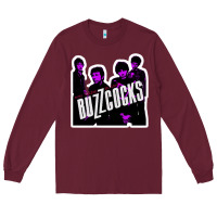 Burgundy Buzzcocks Ever Fallen In Love With Someone You Shouldn't've Long Sleeve Tee - linhVisuals