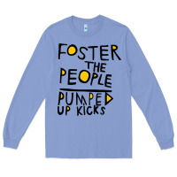 Colony Blue Foster The People Pumped Up Kicks Long Sleeve Tee - linhVisuals