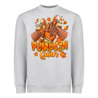 Heather Grey Pumpkin queen Fall black girl sneakers Heavyweight Sweatshirt - RanaPortraitStore