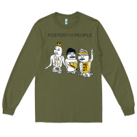Army Green Foster The People Call It What You Want Long Sleeve Tee - linhVisuals